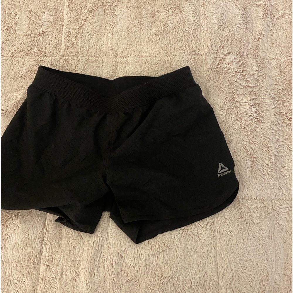 black reebok shorts- large (girls sizing)